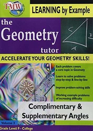 Cover for Geometry Tutor - Complimentary · Geometry Tutor Complimentary  Supplemen (DVD) (2010)