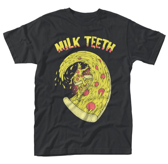 Cover for Milk Teeth · Milk Teeth: Pizza Wave (T-Shirt Unisex Tg. XL) (N/A) [size XL] [Black edition] (2017)