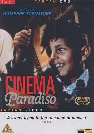 Cover for Cinema Paradiso  - 1disk · Cinema Paradiso (DVD) (2002)