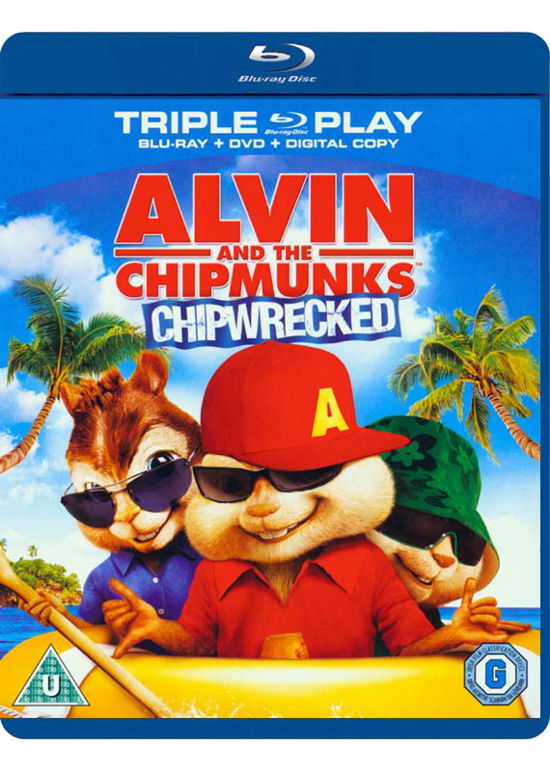 Cover for Alvin and the Chipmunks Chipwr · Alvin And The Chipmunks 3 - Chipwrecked (Blu-Ray) (2012)