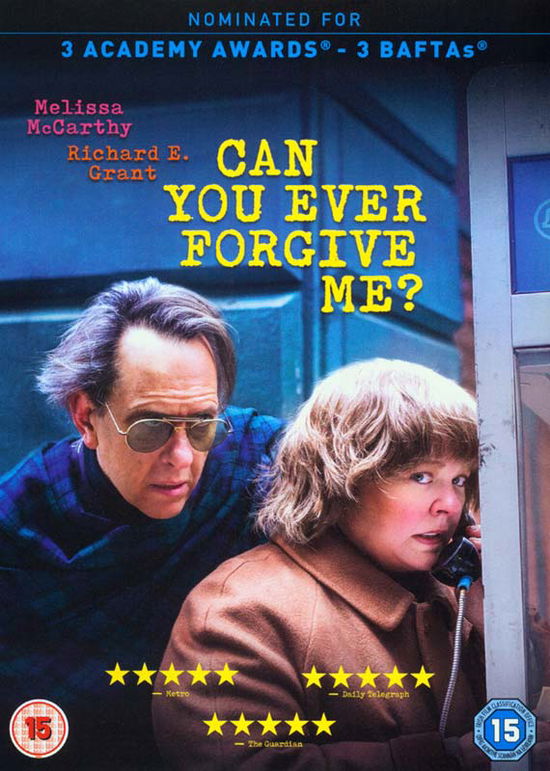 Can You Ever Forgive Me - Can You Ever Forgive Me? - Elokuva - 20th Century Fox - 5039036089951 - maanantai 3. kesäkuuta 2019