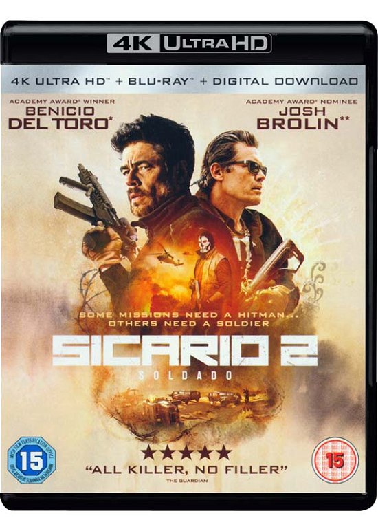 Sicario 2 - Soldado - Sicario 2 - Soldado (4k Blu-ra - Film - Lionsgate - 5055761912951 - 29. oktober 2018