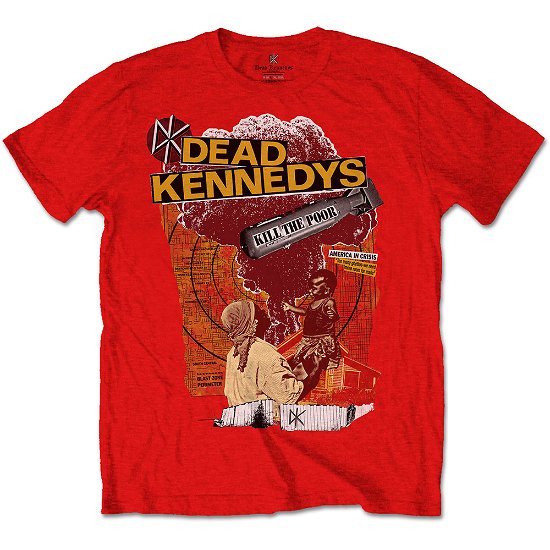 Cover for Dead Kennedys · Dead Kennedys Unisex T-Shirt: Kill The Poor (T-shirt) [size M] [Red - Unisex edition]