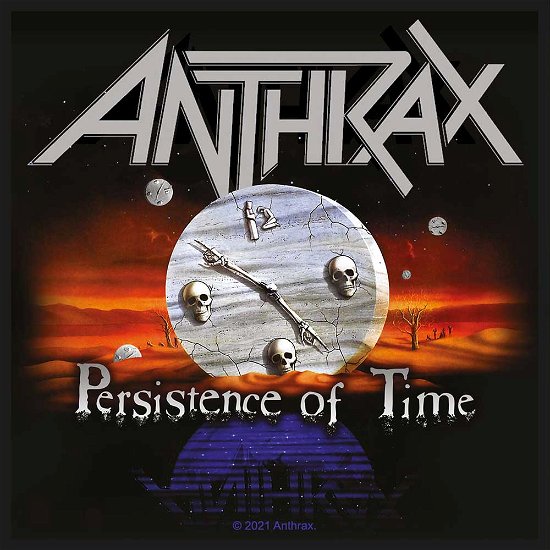 Cover for Anthrax · Anthrax Standard Patch: Persistance of Time (Loose) (Patch) (2021)