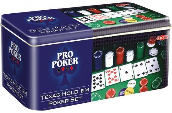 Pro Pokerset Texas Hold'em - Tactic - Merchandise - Tactic Games - 6416739030951 - 