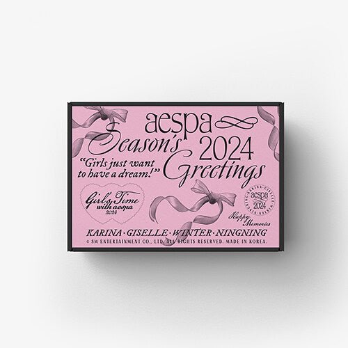 2024 Season's Greetings - Aespa - Merchandise - SM ENTERTAINMENT - 8809967231951 - December 28, 2023