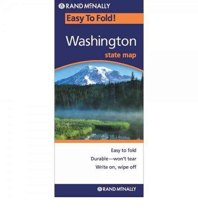 Cover for Rand Mcnally · Rand Mcnally Easyfinder, Washington (Map) (Landkarten) [Map edition] (2013)