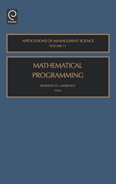 Cover for Bradley Lawrence · Mathematical Programming - Applications of Management Science (Hardcover Book) (2004)