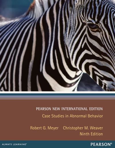 Cover for Robert Meyer · Case Studies in Abnormal Behavior: Pearson New International Edition (Paperback Book) (2013)