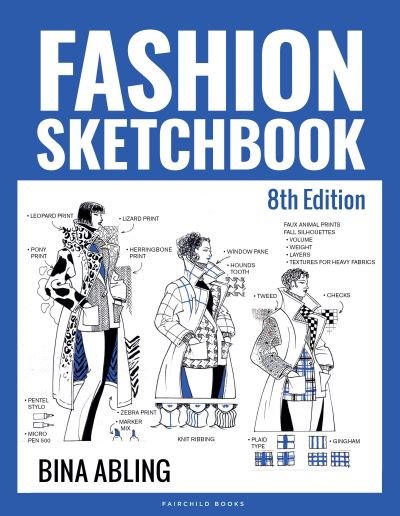 Cover for Abling, Bina (Santa Fe Community College, USA) · Fashion Sketchbook (Paperback Book) (2023)
