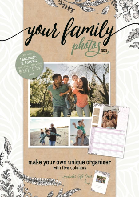 Cover for Carousel Calendars · Your Family Photos Planner A3 Calendar 2025 (Paperback Book) (2024)