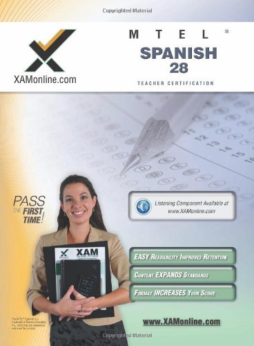 Cover for Sharon a Wynne · Mtel Spanish 28 Teacher Certification Test Prep Study Guide (Paperback Book) [Second Edition, New edition] (2011)