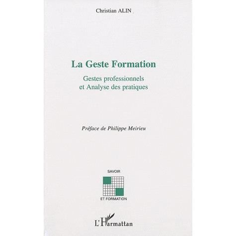 Cover for Christian Alin · La Geste Formation (Paperback Book) (2020)