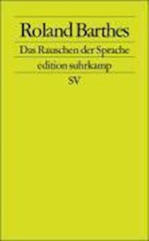 Cover for Roland Barthes · Edit.Suhrk.1695 Barth.Rauschen d.Sprach (Book)