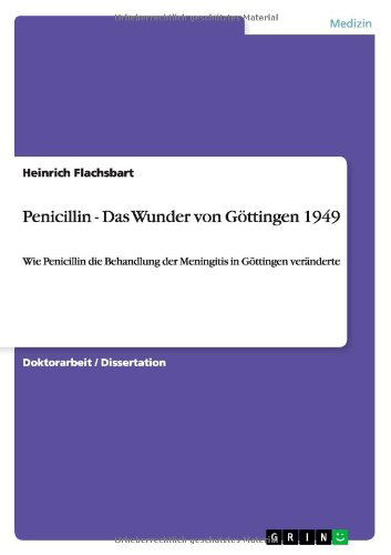 Cover for Flachsbart · Penicillin - Das Wunder von (Book) [German edition] (2013)