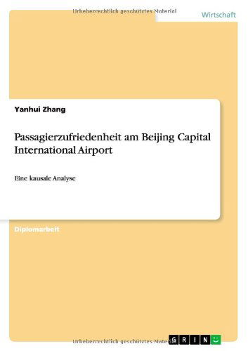 Cover for Zhang · Passagierzufriedenheit am Beijing (Buch) [German edition] (2013)