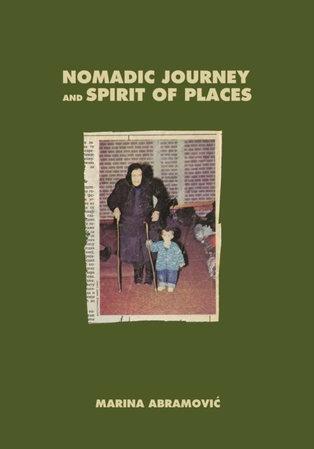 Cover for Marina Abramovic · Marina Abramovic: Nomadic Journey and Spirit of Places (Inbunden Bok) (2023)