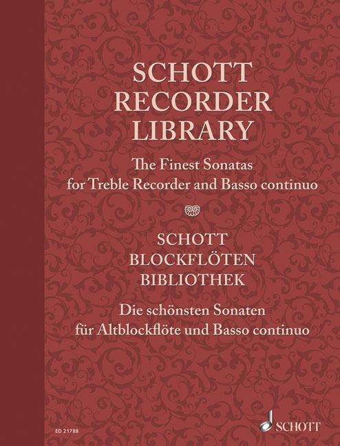 Cover for Schott Recorder Library.ED21788 (Book) [Score and Part edition] (2015)