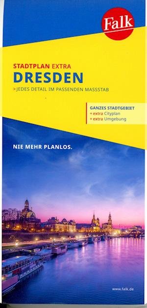 Cover for Mair-Dumont · Falkplan: Falk Extra Dresden (Innbunden bok) (2022)