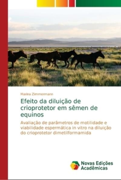 Cover for Zimmermann · Efeito da diluição de criopr (Bok) (2018)