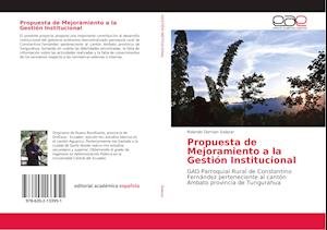 Cover for Salazar · Propuesta de Mejoramiento a la (Bog)