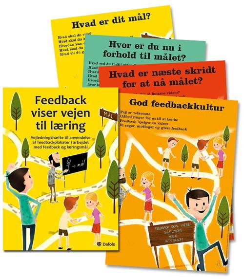 Feedback viser vejen til læring - pjece samt 4 stk. plakater - Kirsten Hyldahl - Kirjat - Dafolo - 9788771602951 - tiistai 21. huhtikuuta 2015