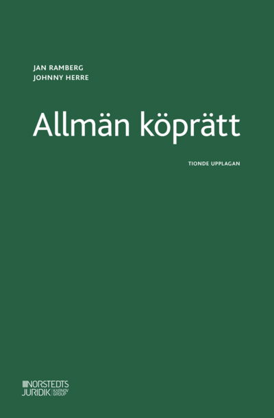 Cover for Jan Ramberg · Allmän köprätt (Bok) (2022)