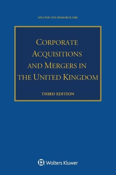 Cover for Nilufer Von Bismarck Obe · Corporate Acquisitions and Mergers in the United Kingdom (Paperback Bog) (2021)