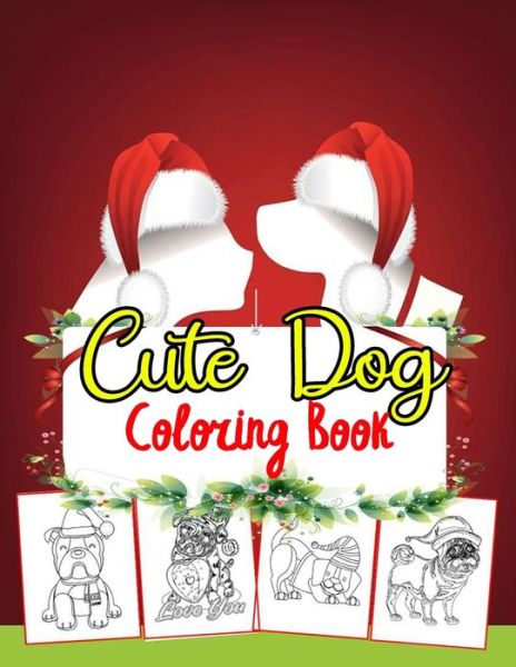 Cover for Truereview Publications · Cute Dog Coloring Book (Paperback Book) (2020)