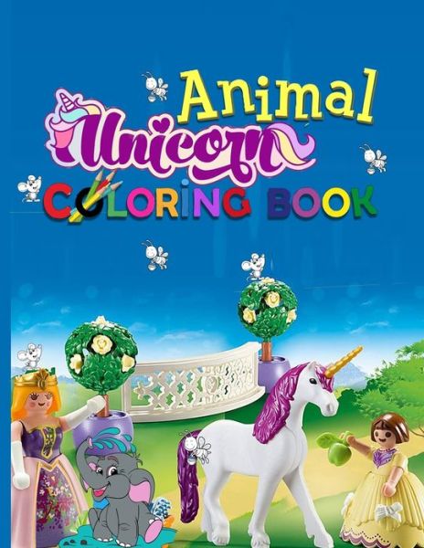 Cover for Saddam Hossen · Animal Unicorn Coloring Book (Paperback Book) (2020)