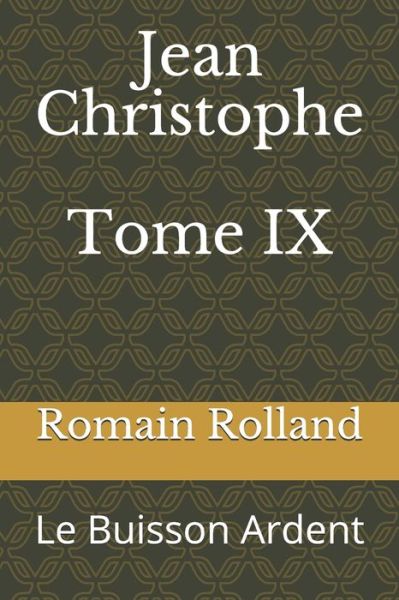 Cover for Romain Rolland · Jean Christophe Tome IX (Paperback Book) (2020)