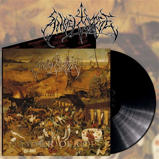 Cover for Angelcorpse · Hammer of Gods (Black Vinyl LP) (LP) (2021)