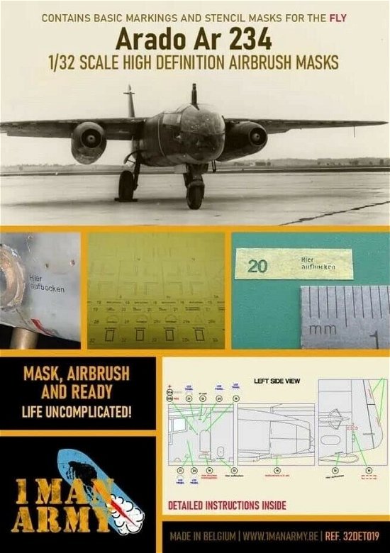 Cover for 1ManArmy · 1/32 Arado Ar 234 Fly (Toys)
