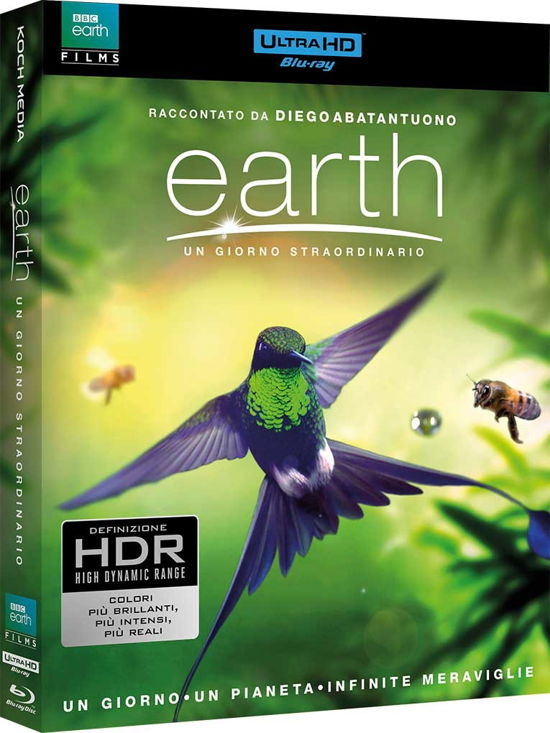 Earth - Un Giorno Straordinario (Blu-ray 4k Uhd+blu-ray) - Earth - Filme - BBC - 4020628808952 - 29. Mai 2018