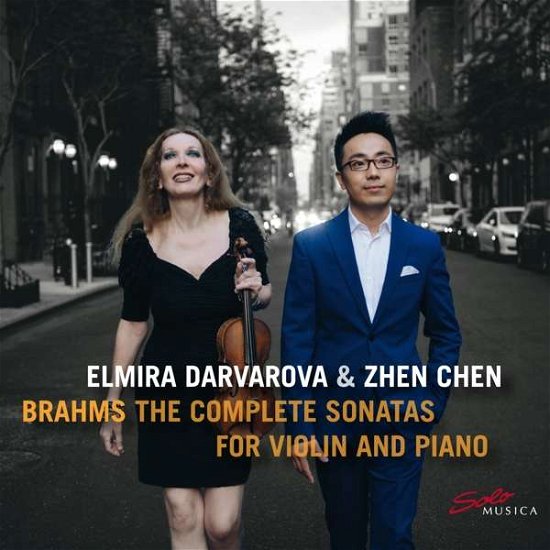 Cover for Darvarova / Chen · Johannes Brahms: The Complete Sonatas For Violin And Piano (CD) [Digipak] (2019)