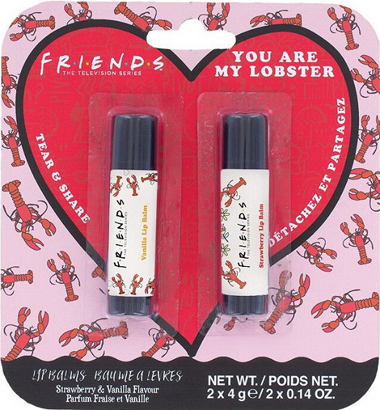 You Are My Lobster Lip Balms Tear And Share Set Of 2 (Lucidalabbra) - Friends: Paladone - Fanituote - Paladone - 5055964770952 - 