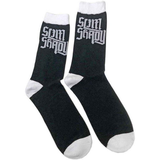 Cover for Eminem · Eminem Unisex Ankle Socks: Slim Shady (UK Size 7 - 11) (CLOTHES) [size M] [Black - Unisex edition]