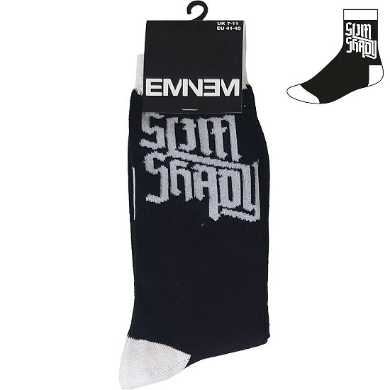 Cover for Eminem · Eminem Unisex Ankle Socks: Slim Shady (UK Size 7 - 11) (CLOTHES) [size M] [Black - Unisex edition]