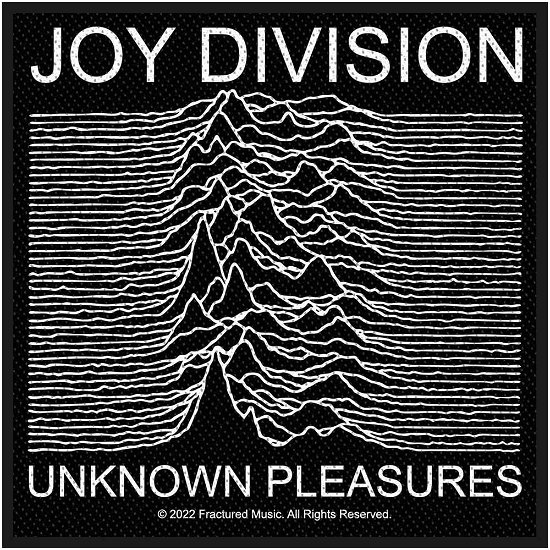 Joy Division Standard Woven Patch: Unknown Pleasures - Joy Division - Merchandise -  - 5056365716952 - 