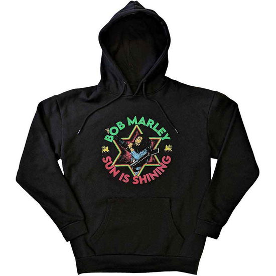 Bob Marley Unisex Pullover Hoodie: Sun Is Shining - Bob Marley - Merchandise -  - 5056561088952 - 