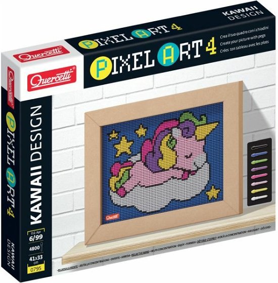 Quercetti Pixel Art Kawaii Eenhoorn - Quercetti - Merchandise - Quercetti - 8007905007952 - 