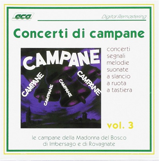Cover for Aa.vv. · Concerti Di Campane Vol. 3 (CD) (2016)