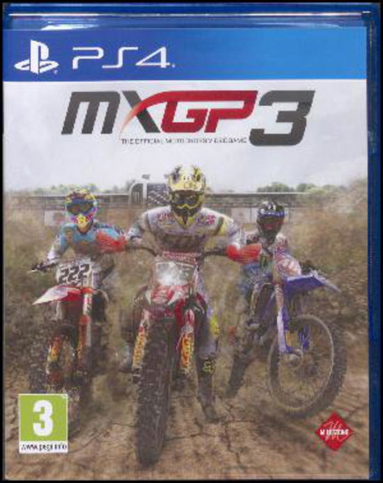 Cover for Milestone · MXGP 3 - The Official Motocross Videogame (PS4) (2017)