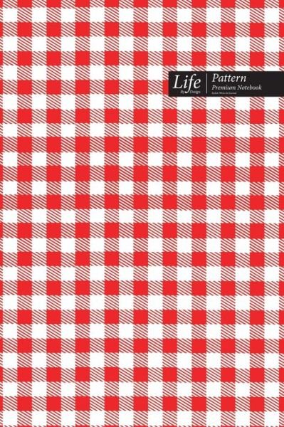 Cover for Design · Tartan Pattern Composition Notebook, Dotted Lines, Wide Ruled Medium Size 6 x 9 Inch (A5), 144 Sheets Red Cover (Paperback Book) (2020)
