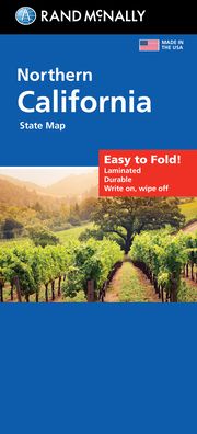 Rand McNally Easy to Fold: Northern California Laminated Map - Rand McNally - Kirjat - Rand McNally - 9780528025952 - sunnuntai 16. tammikuuta 2022