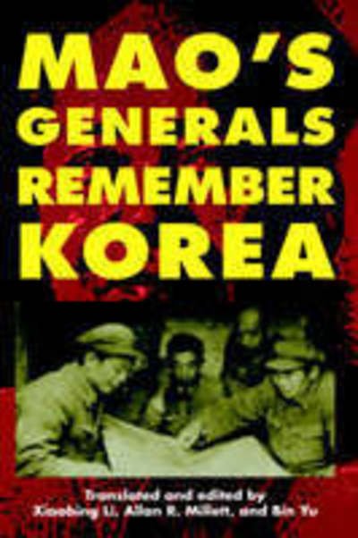 Cover for Xiaobing Li · Mao's Generals Remember Korea - Modern War Studies (Hardcover bog) (2001)