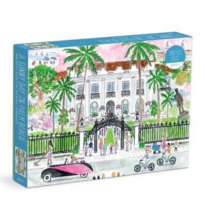 Cover for Galison · Michael Storrings A Sunny Day in Palm Beach 1000 Piece Puzzle (SPIEL) (2022)