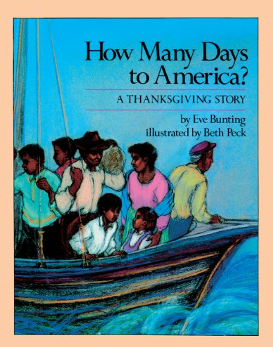 Cover for Eve Bunting · How Many Days to America? (Hardcover Book) [Turtleback School &amp; Library Binding edition] (1990)