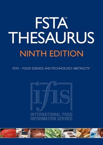 Fsta Thesaurus Ninth Edition - Ifis - Libros - IFIS - 9780860141952 - 1 de febrero de 2011