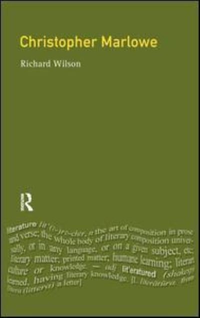 Cover for Richard Wilson · Christopher Marlowe - Longman Critical Readers (Hardcover Book) (2017)